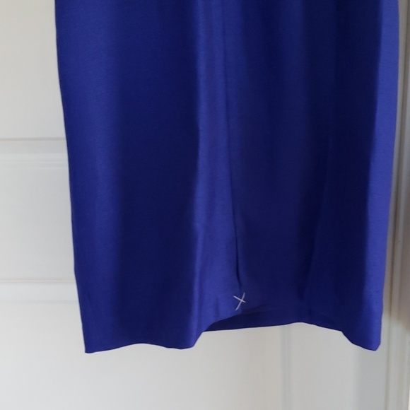 Kay Unger Dress - Blue with black belt - Picture 5 of 6